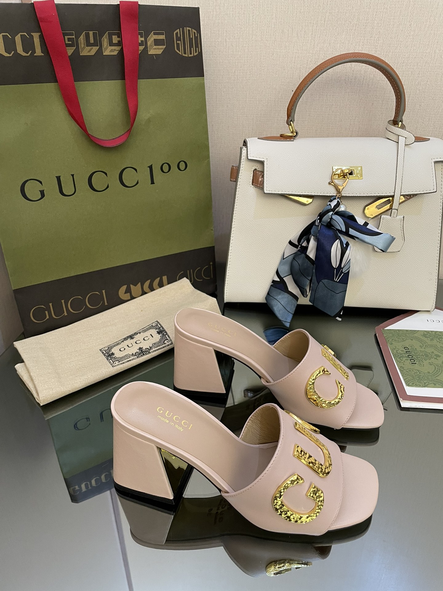 Gvc*1 Women’s ‘Gvc*1’ Slide Sandal Light Pink For Women GG