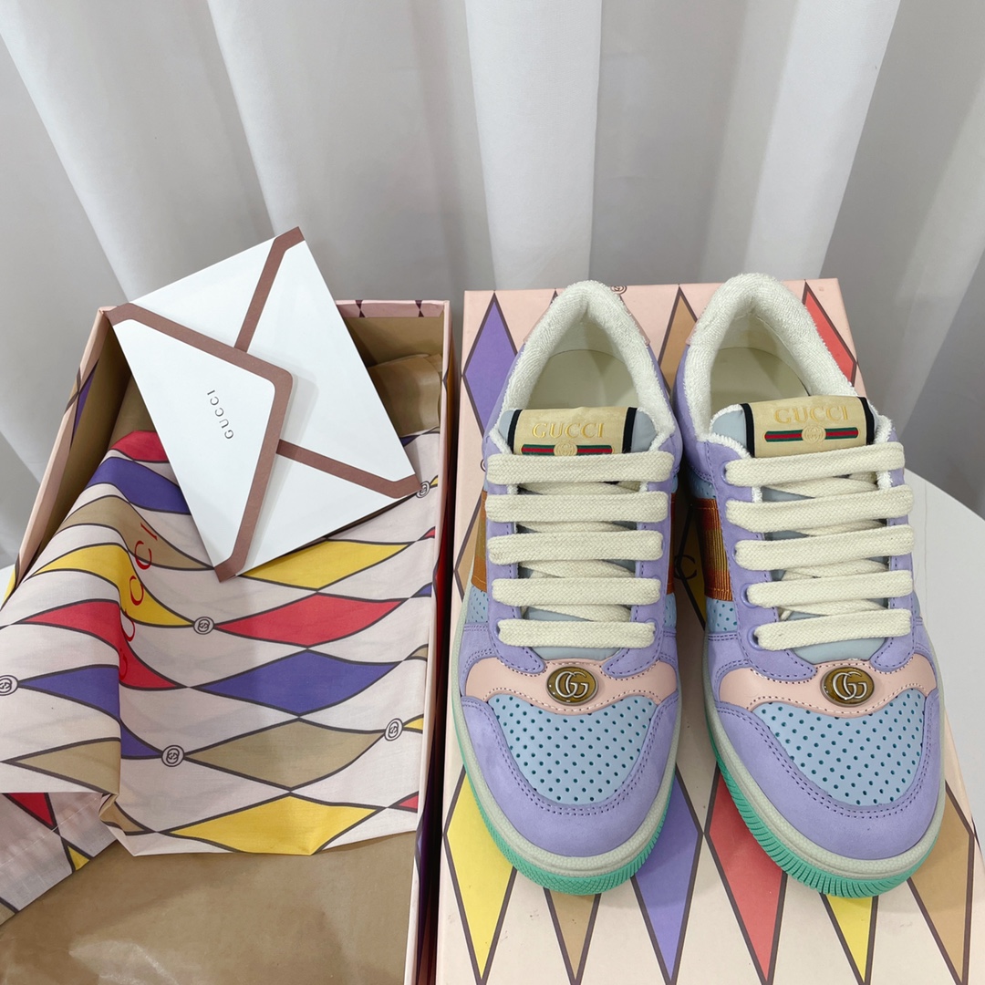 Gvc*1 Women’s Screener Sneaker Light Blue For Women GG