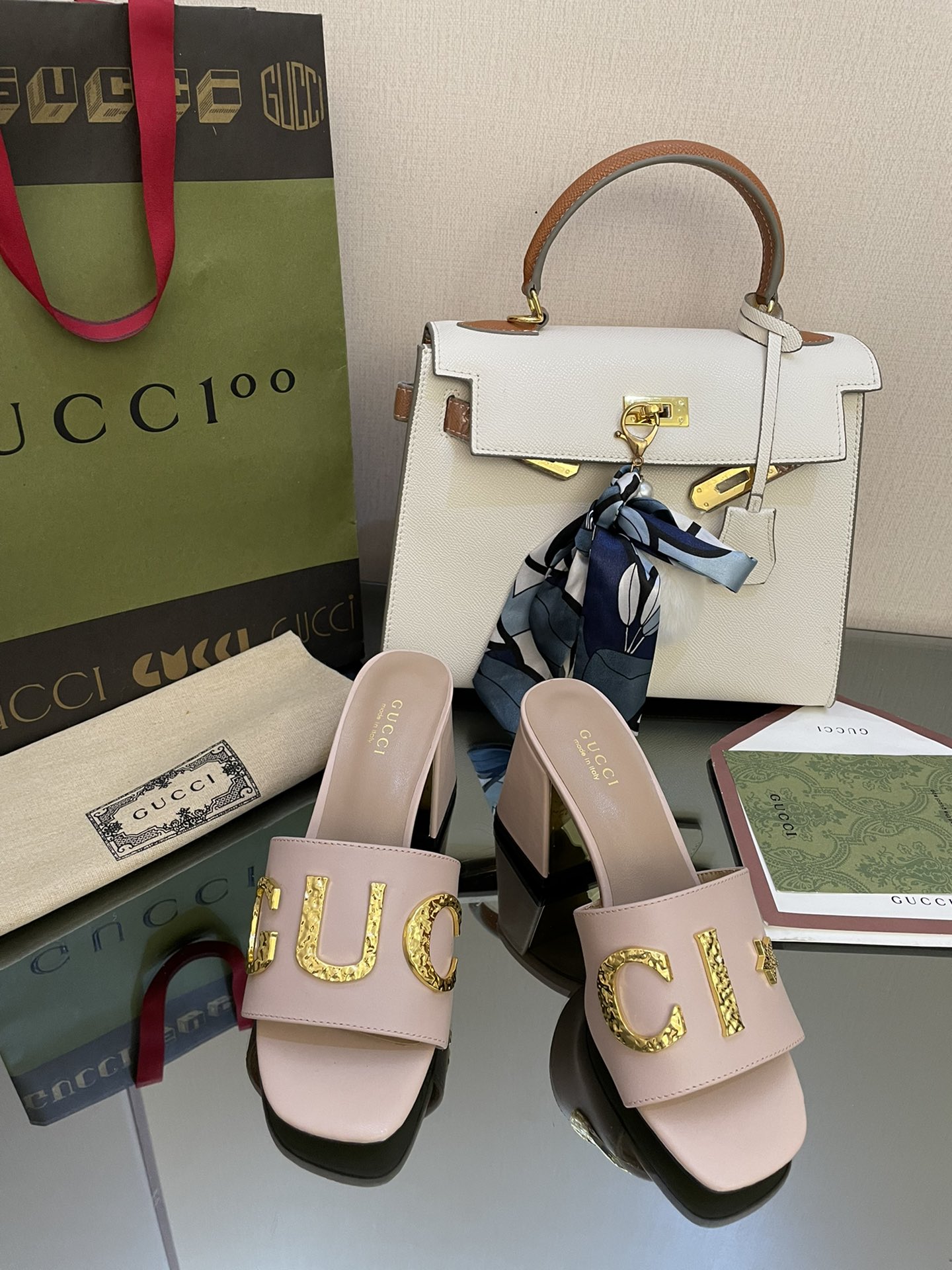 Gvc*1 Women’s ‘Gvc*1’ Slide Sandal Light Pink For Women GG