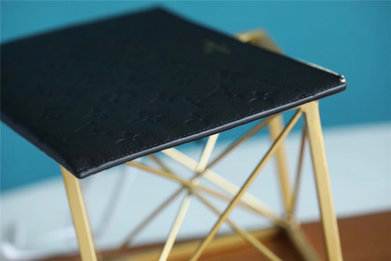 L0vis Vvtt0n Pochette Melanie MM Monogram Empreinte Black For Women, Women’s Wallets 9.2in/23cm LV