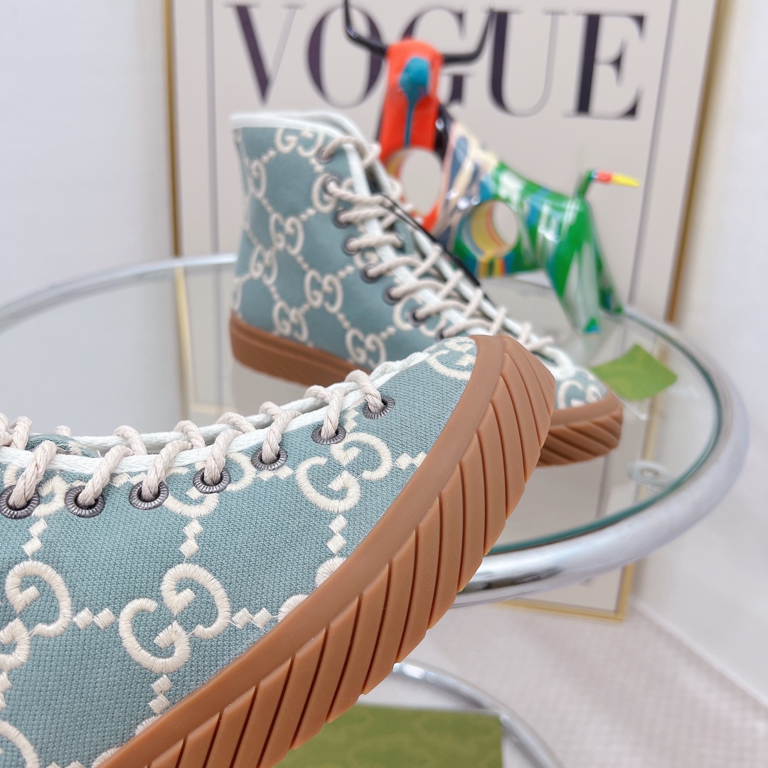 Gvc*1 Women’s High-Top Maxi GG Sneaker Grey For Women GG