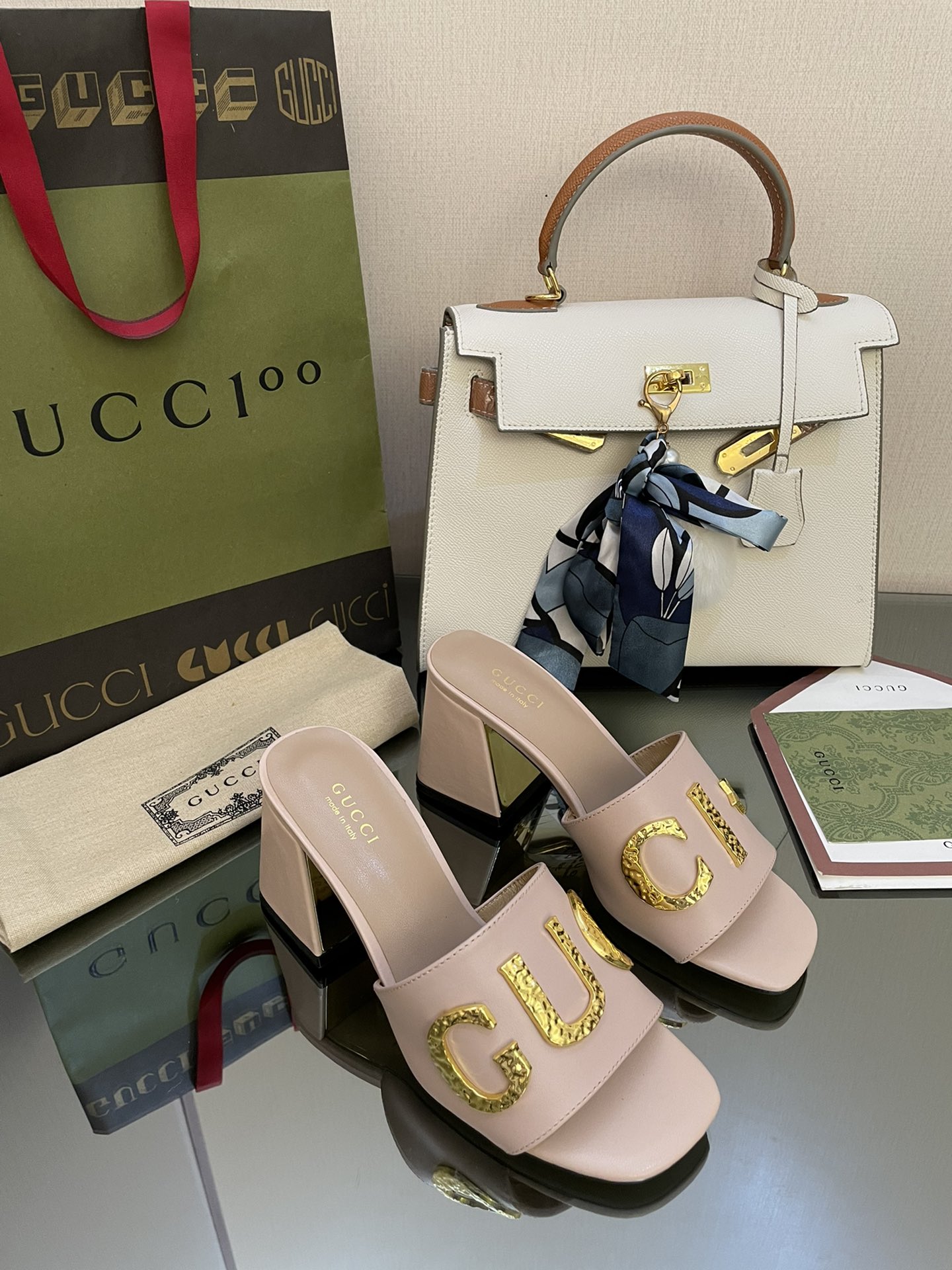 Gvc*1 Women’s ‘Gvc*1’ Slide Sandal Light Pink For Women GG