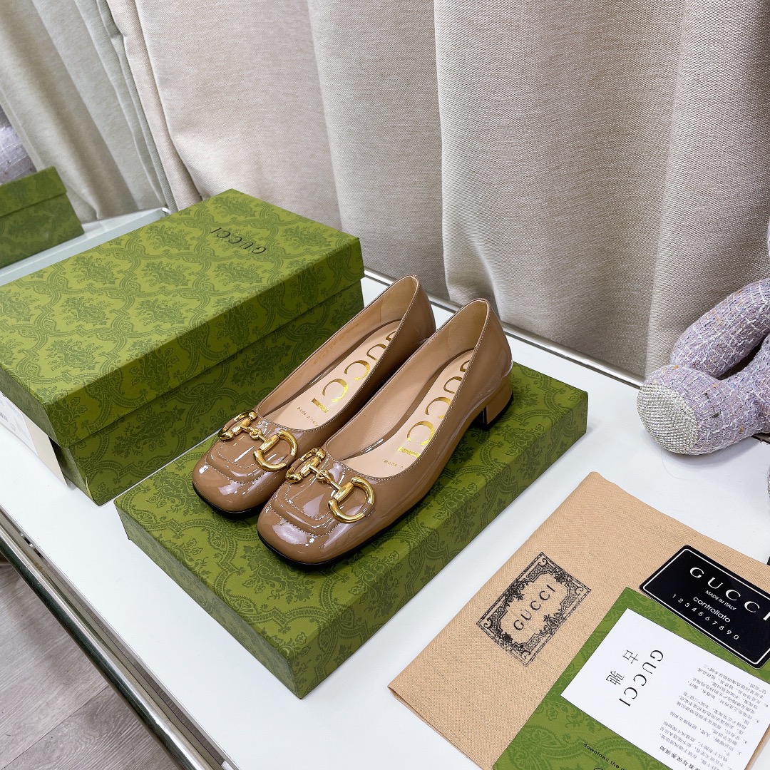 Gvc*1 Mid-Heel Pump With Horsebit Green For Women