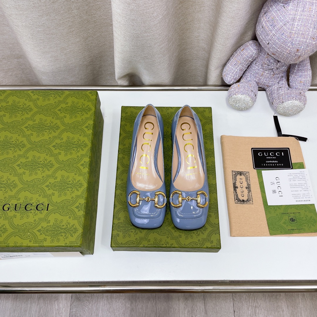 Gvc*1 Women’s Ballet Flat With Horsebit Jade Green For Women GG