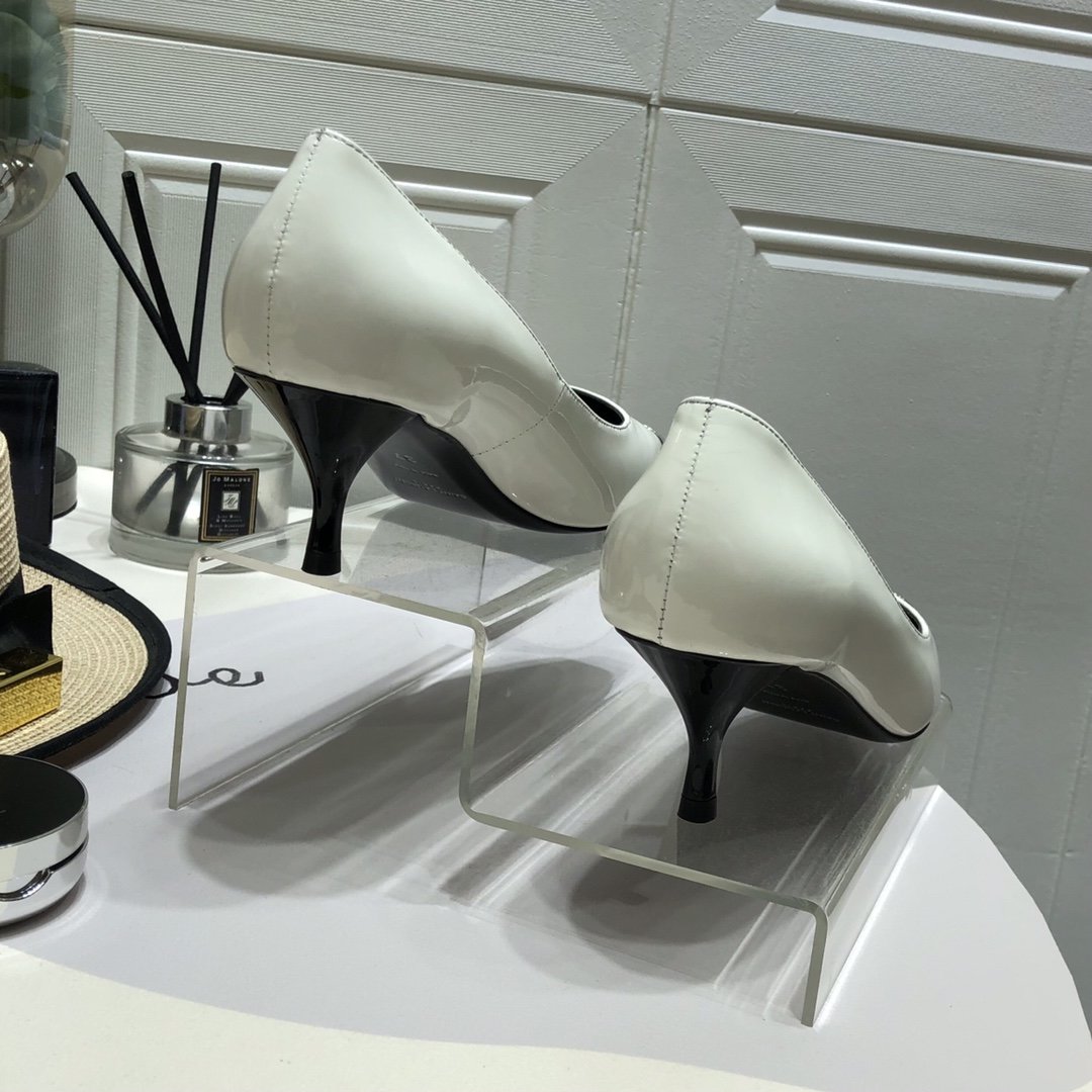 Sa1nt Lau*nt Women’s Blade Slingback Pumps White For Women Y51