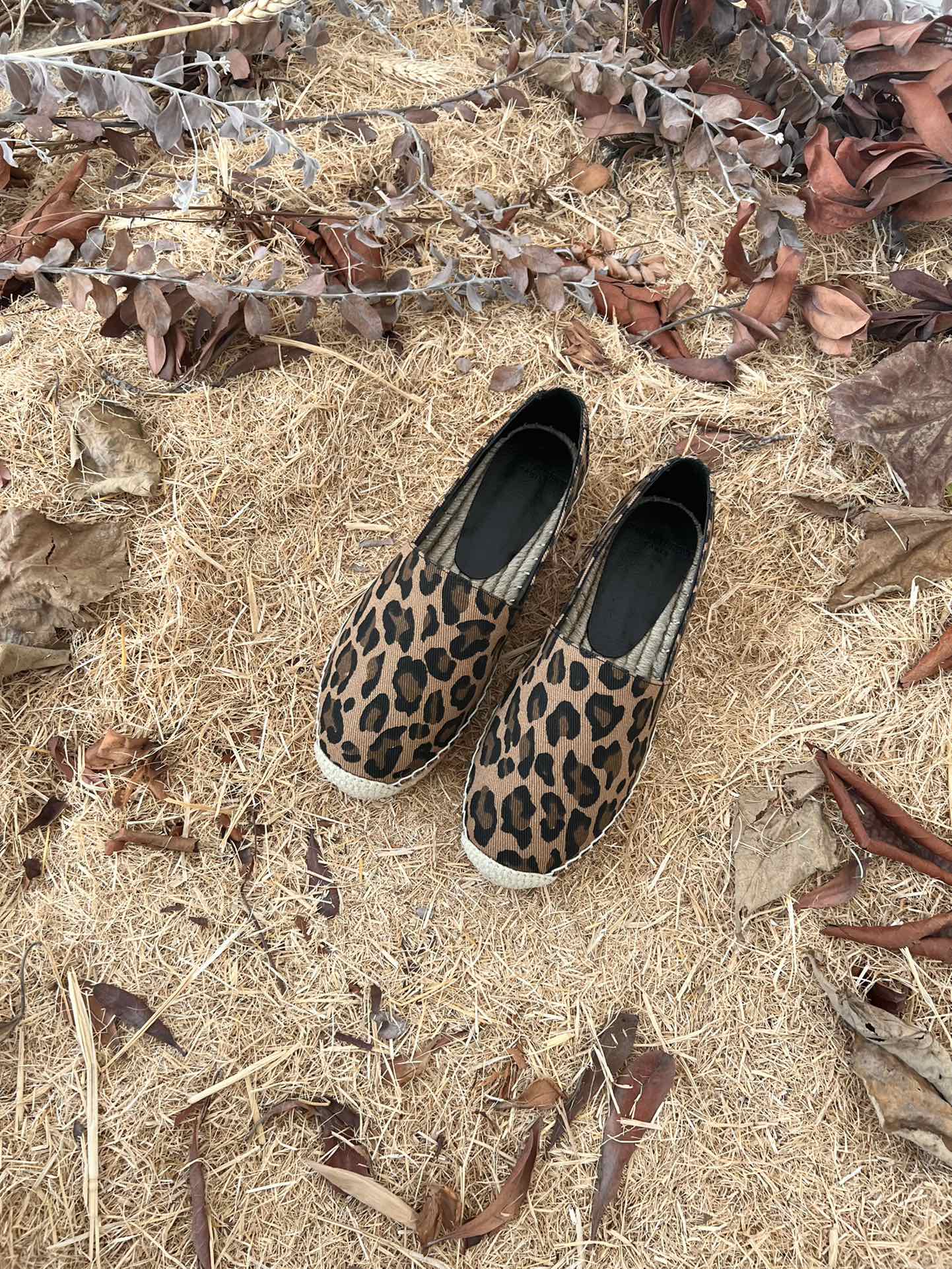 Sa1nt Lau*nt Women’s Y51 Embroidered Espadrilles Brown For Women Y51