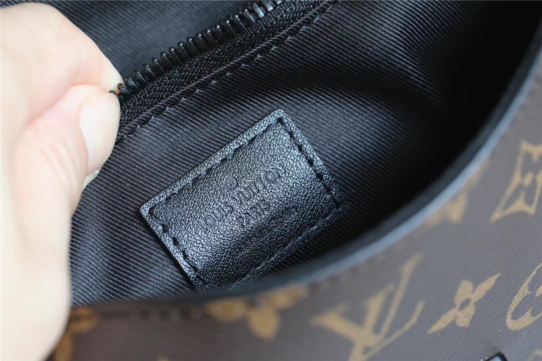 L0vis Vvtt0n S-Lock Sling Monogram Macassar Black For Men, Men’s Bags, Crossbody Bags 8.3in/21cm LV M45807