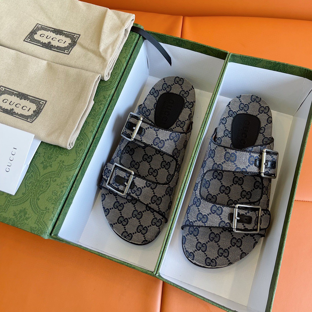 Gvc*1 Women’s Slide Sandal With Straps Blue For Women 658020 2HK60