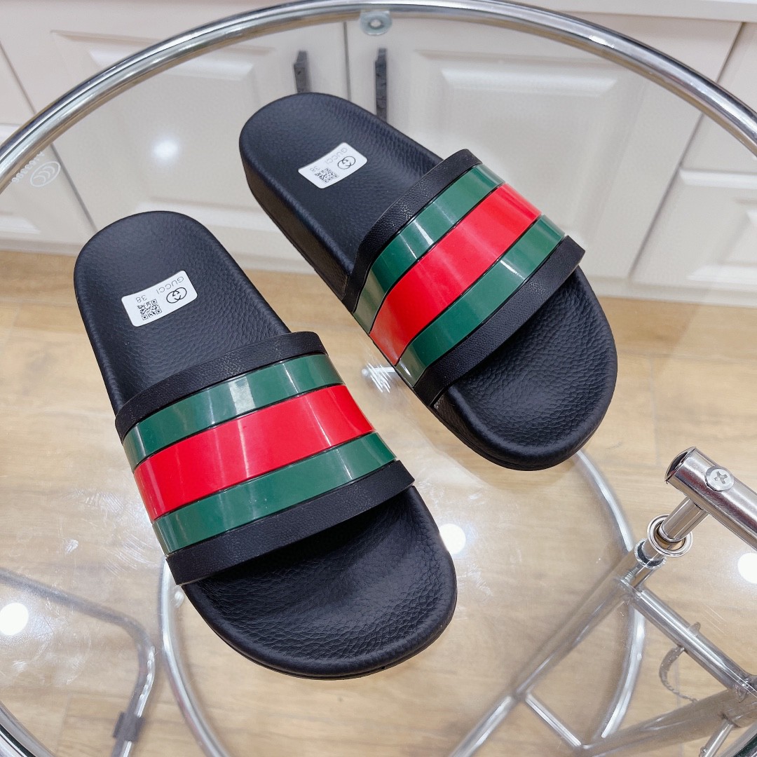 Gvc*1 Men’s Slide Sandal With Web Black For Men 407345