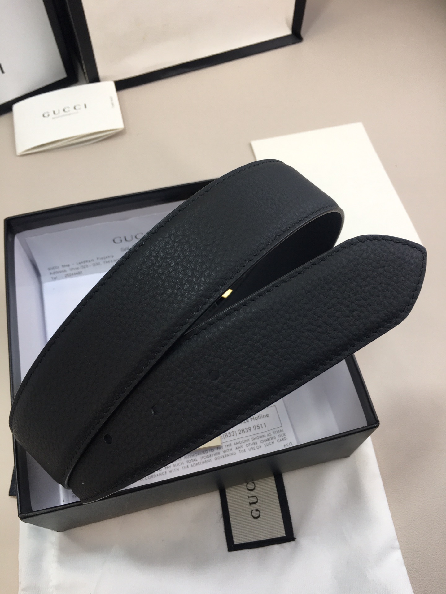 Gvc*1 GG Marmont Reversible Belt Black