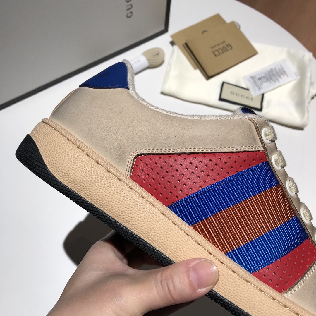 Gvc*1 Women’s Screener Low-Top White Red Blue For Women 546163