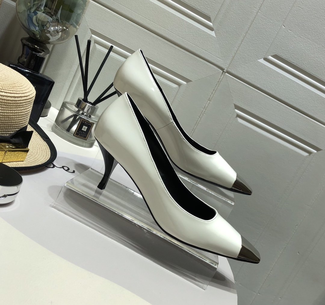 Sa1nt Lau*nt Women’s Blade Slingback Pumps White For Women Y51