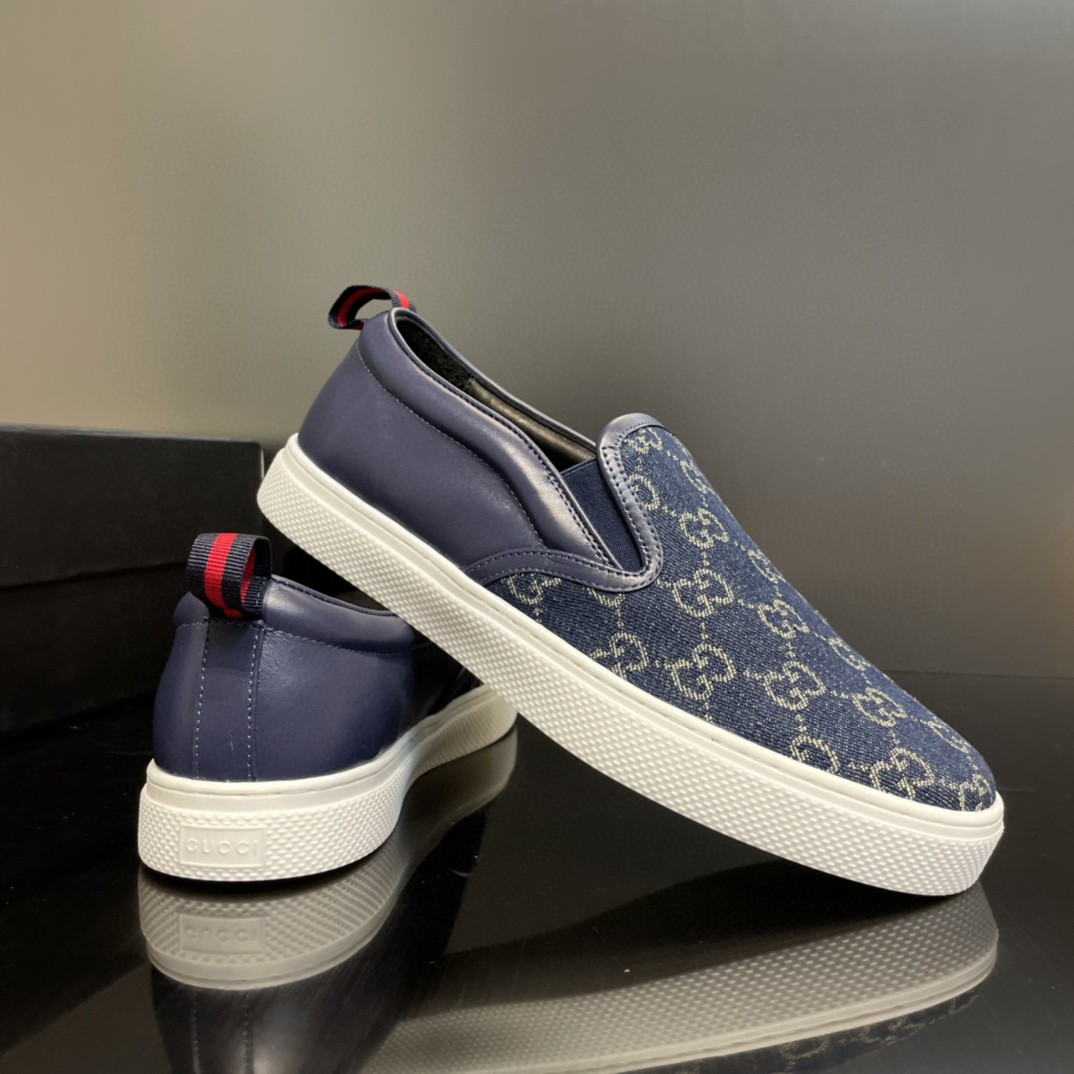 Gvc*1 Men’s GG Svp*me Slip-on Sneaker Blue For Men 407362