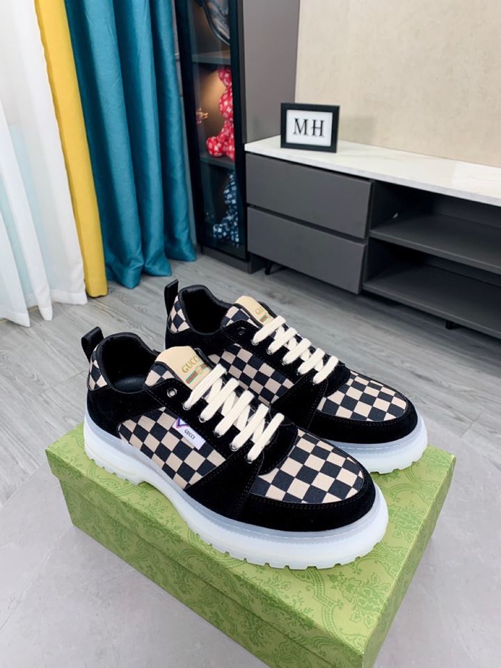 Gvc*1 Men’s Sneaker Caro Black And Beige For Men