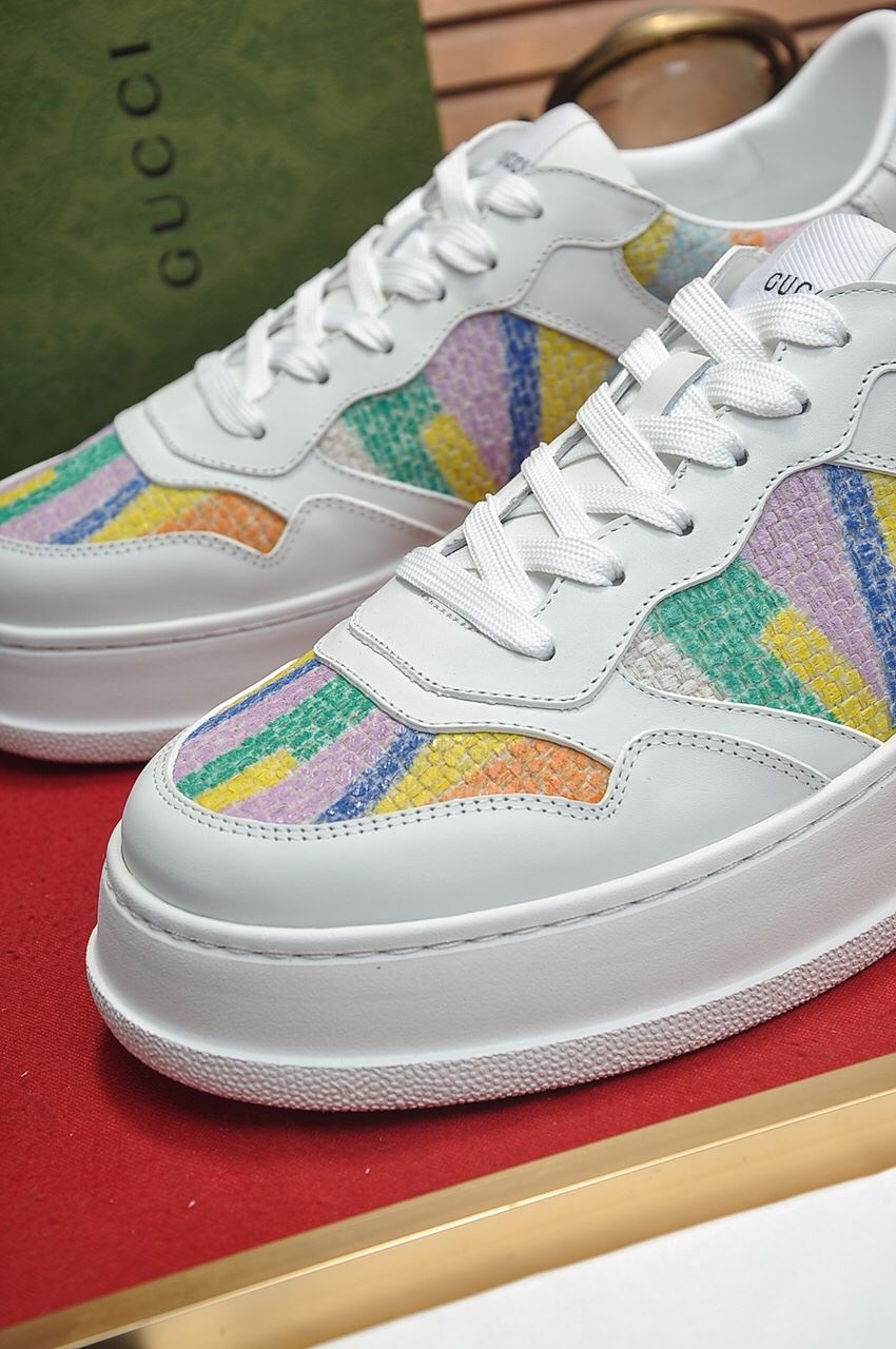 Gvc*1 Men’s Sneaker With Pale Rainbow White For Men ‎669582