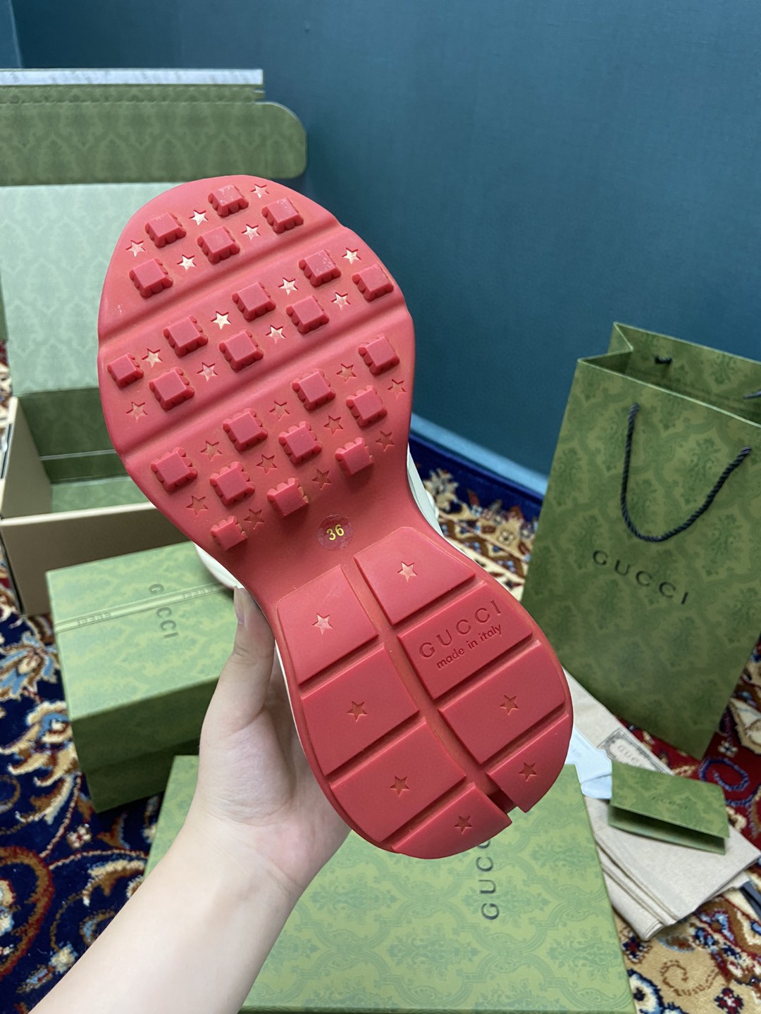 Doraemon x Gvc*1 Women’s Rhyton Sneaker White Ivory For Women 655025 DRW00 9522