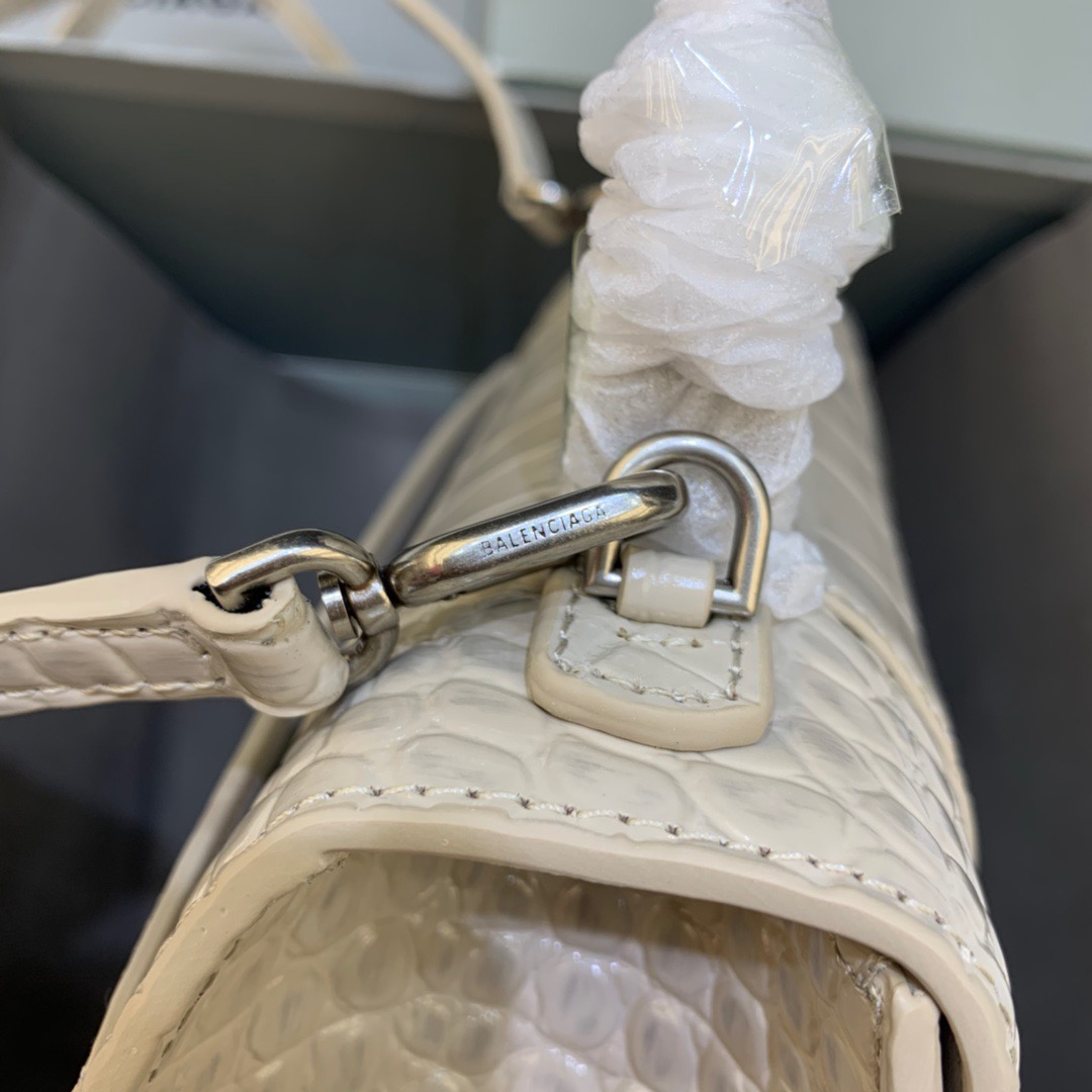 Ba1en*iaga Hourglass Small Handbag In Beige, For Women, Women’s Bags 9in/23cm