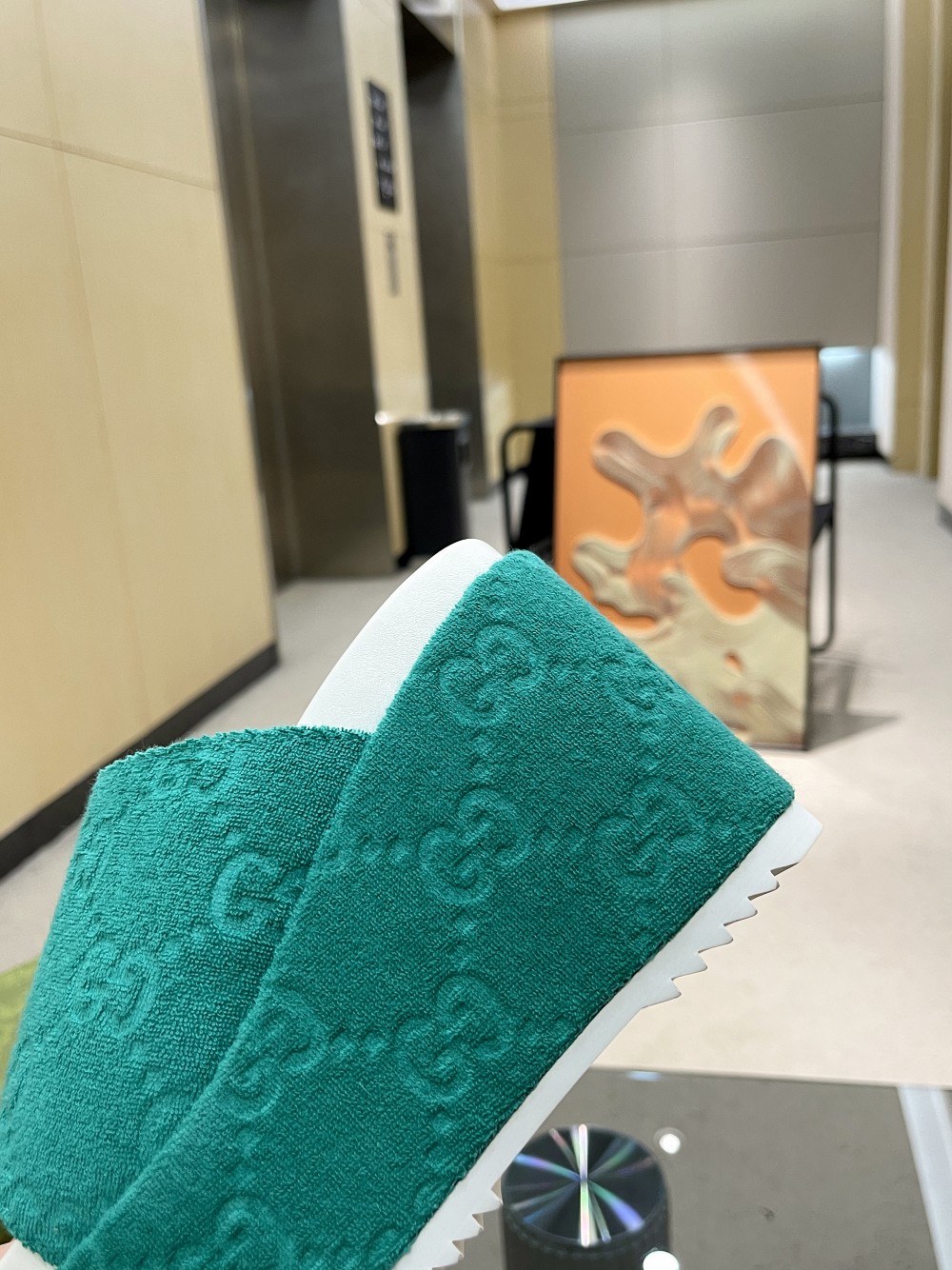 Gvc*1 Women’s GG Platform Sandal Dark Green For Women GG