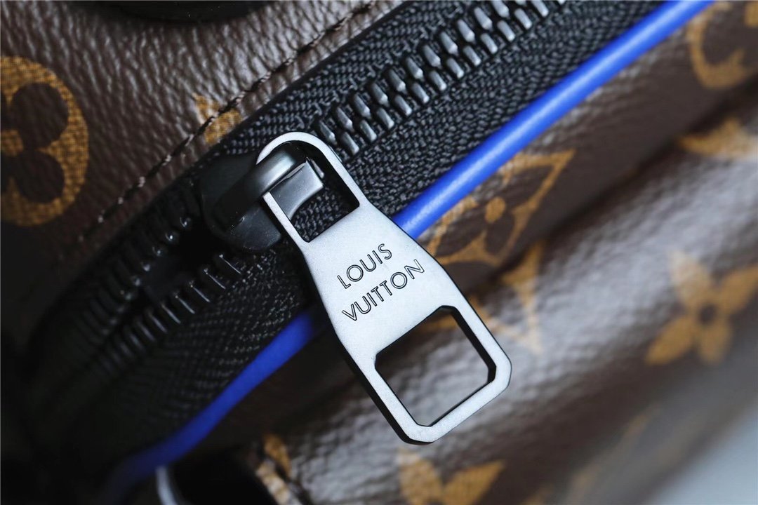 L0vis Vvtt0n S-Lock Messenger Monogram Macassar By Virgil Abloh’s Blue For Men, Men’s Bags, Shoulder And Crossbody Bags 8.7in/22cm LV