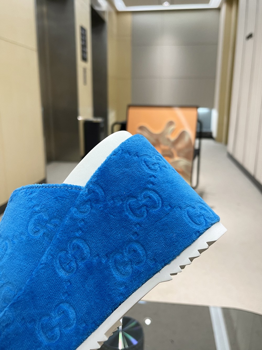 Gvc*1 Women’s GG Platform Sandal Blue For Women GG