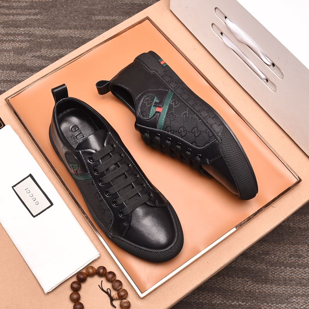 Gvc*1 Men’s GG Sneaker With Web G Black For Men