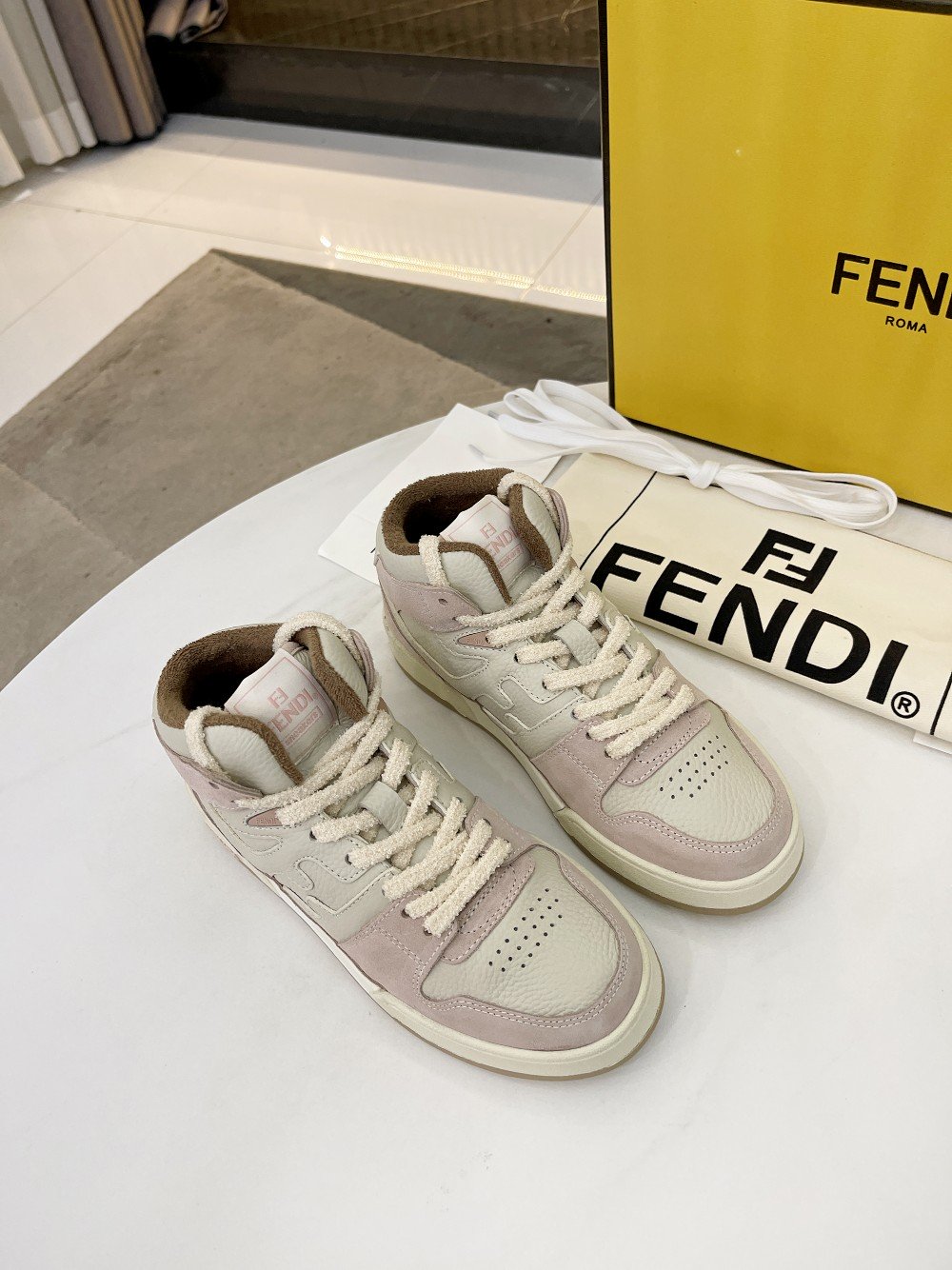 F**di Low Tops In Pink For Women