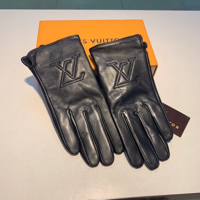 L0vis Vvtt0n Gloves In Black