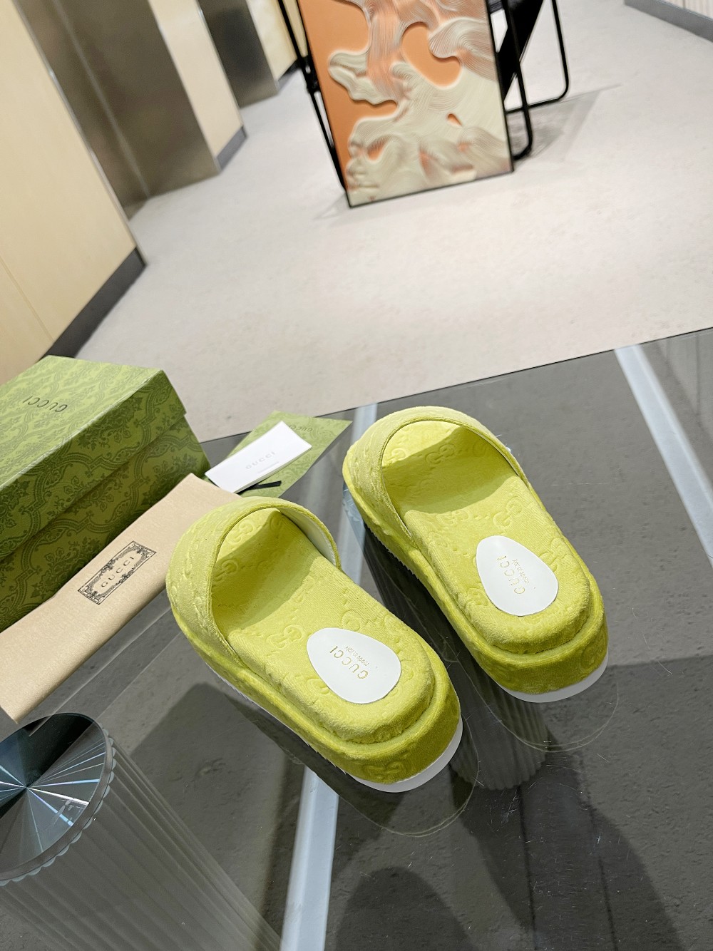 Gvc*1 Women’s GG Platform Sandal Yellow For Women GG