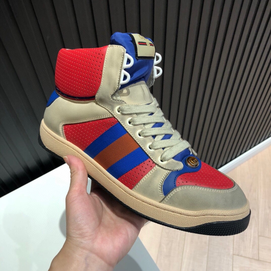 Gvc*1 Men’s Screener High-Top White Red Blue For Men 5637309