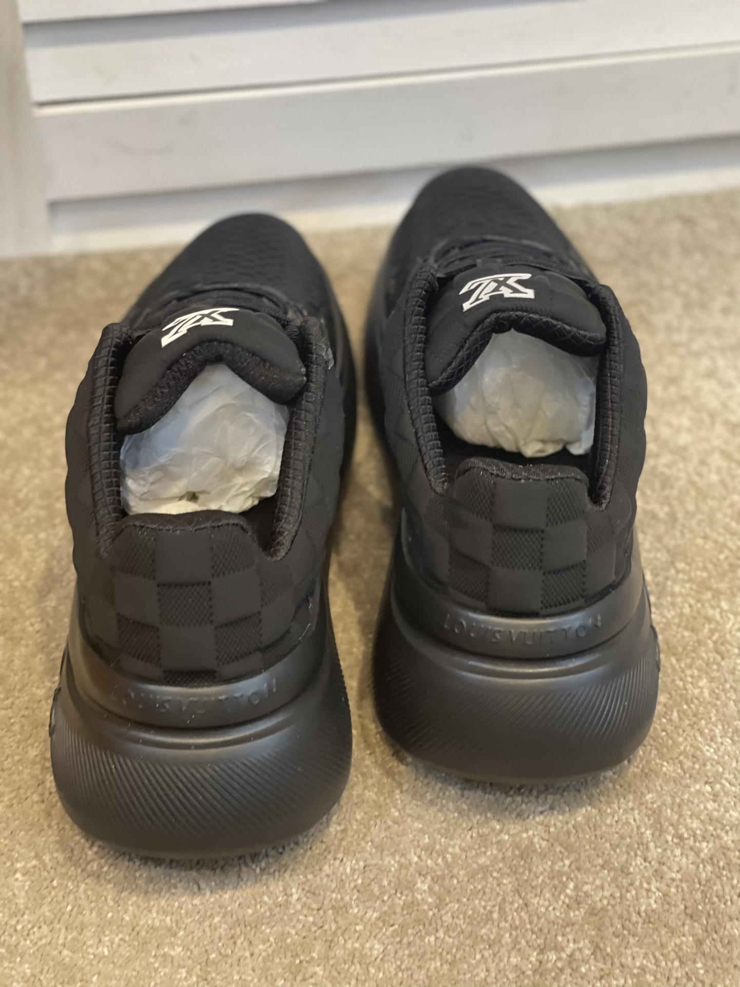 L0vis Vuittion Show Up Sneaker Black For Men LV 1A9JRI