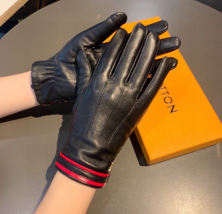 L0vis Vvtt0n Gloves In Black
