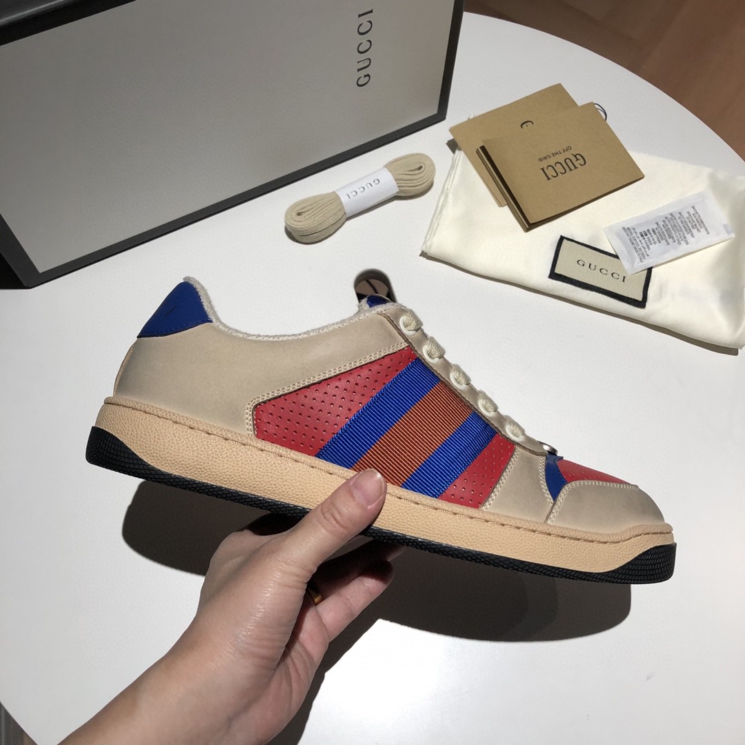 Gvc*1 Women’s Screener Low-Top White Red Blue For Women 546163