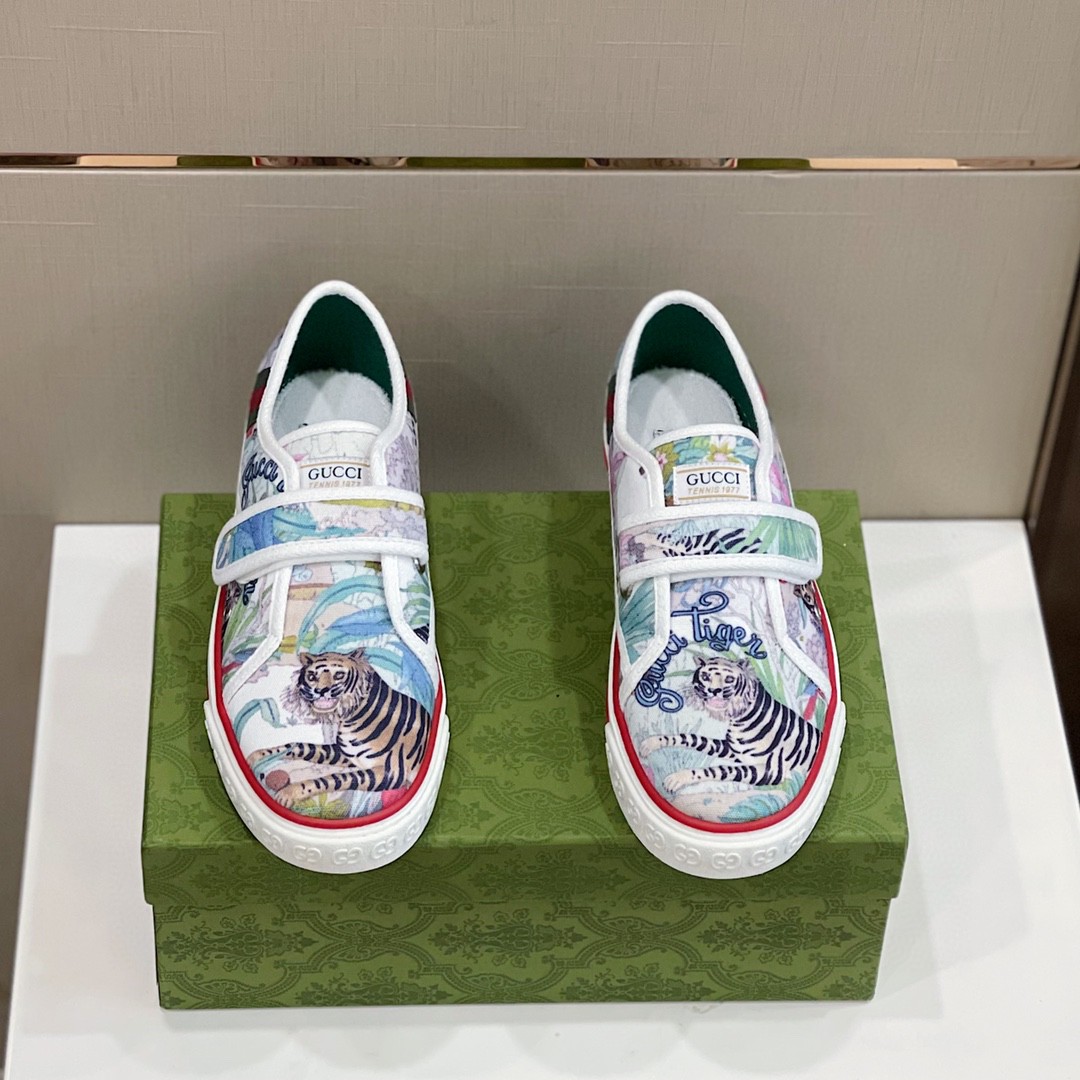 Gvc*1 Women’s Tennis 1977 Sneaker With Tiger White Blue For Women 676092