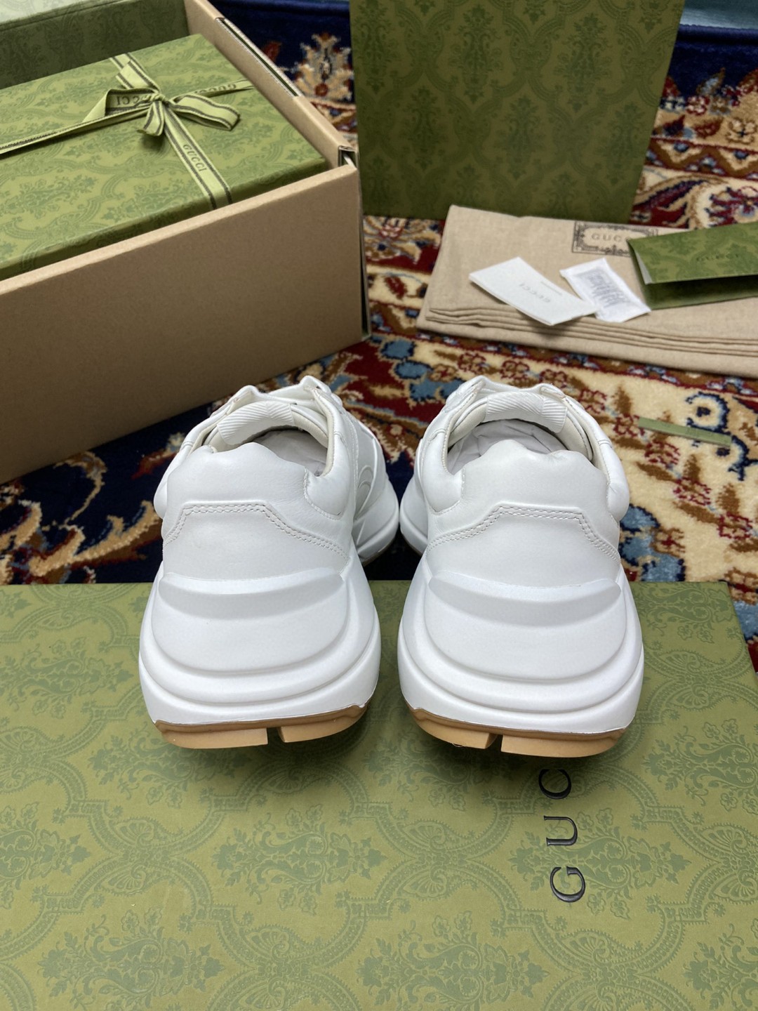 Gvc*1 Women’s Rhyton Sneakers With Worldwide White Ivory For Women 599146 DRW00 9014