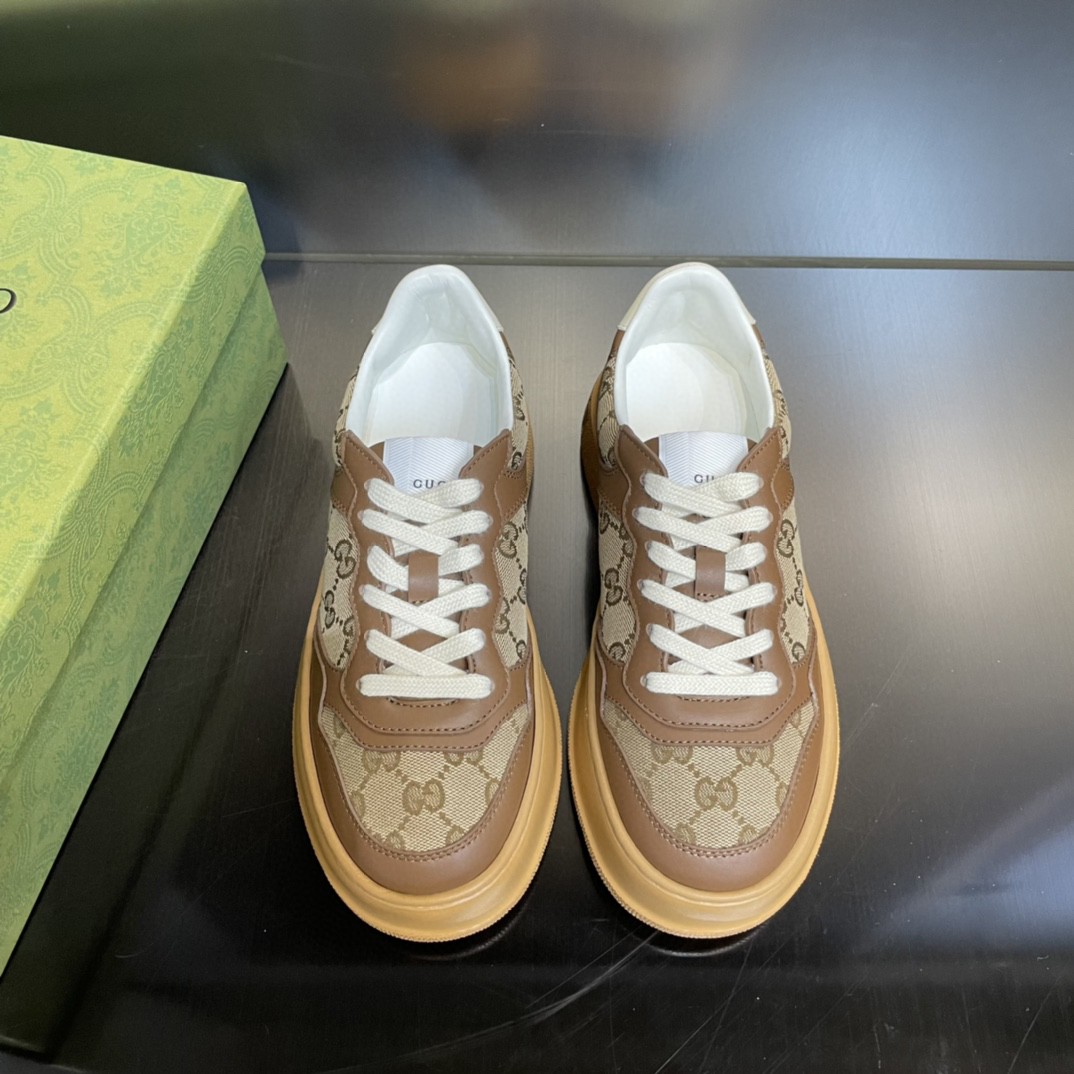 Gvc*1 Men’s GG Sneaker Brown And Beige For Men 676092 UPG20 2866