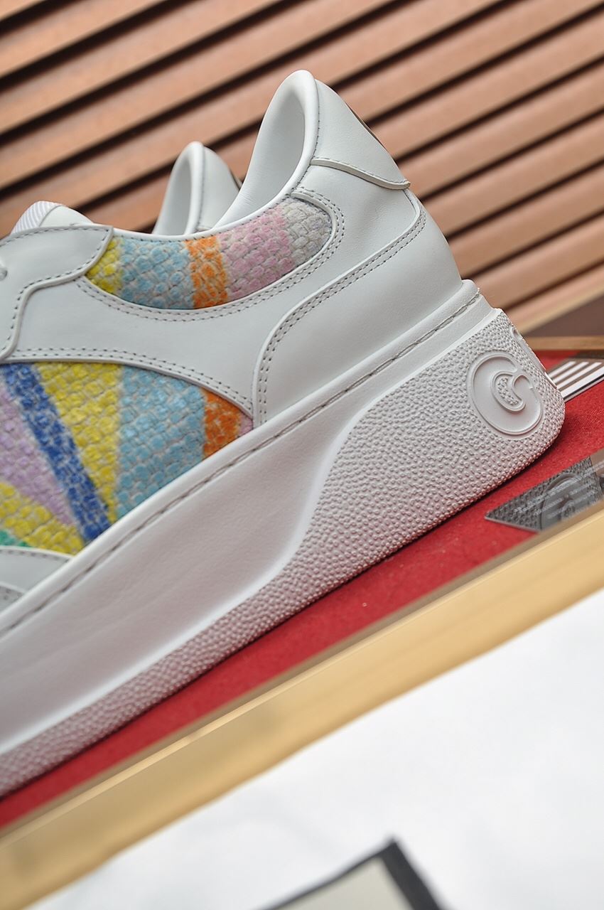 Gvc*1 Men’s Sneaker With Pale Rainbow White For Men ‎669582