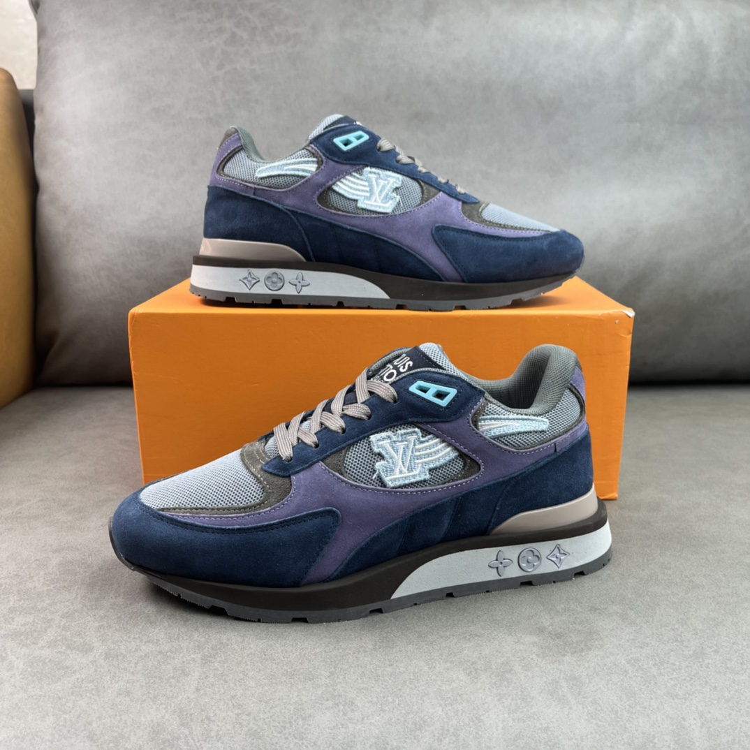 L0vis Vvtt0n Run Away Sneaker Blue For Men LV 1A9J03