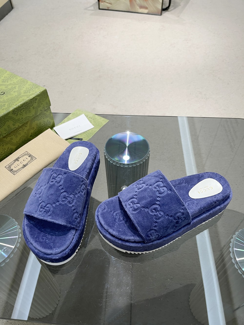 Gvc*1 Women’s GG Platform Sandal Purple For Women GG