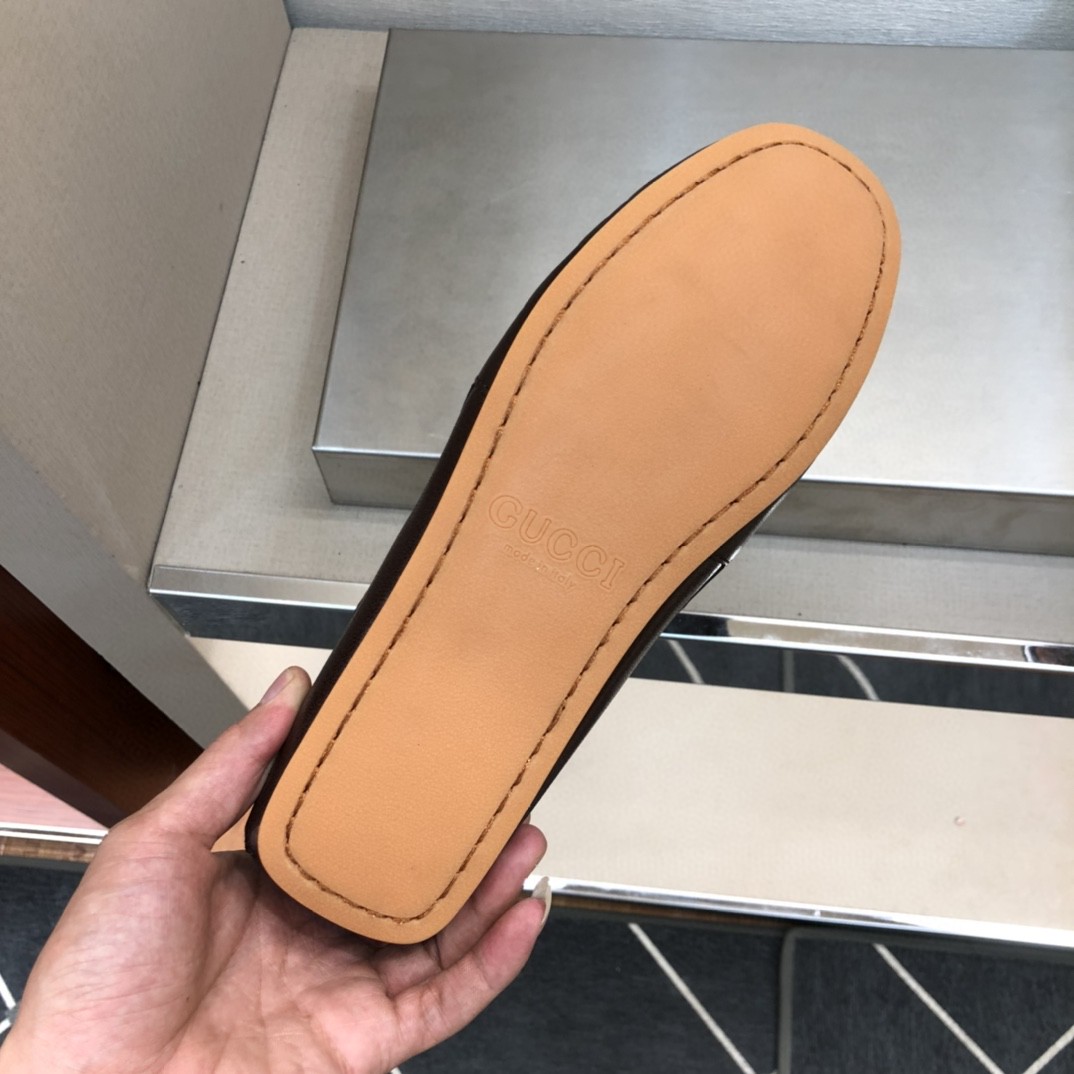 Gvc*1 Men’s Loafer With Interlocking G Horsebit Dark Brown For Men ‎655519 1XO00