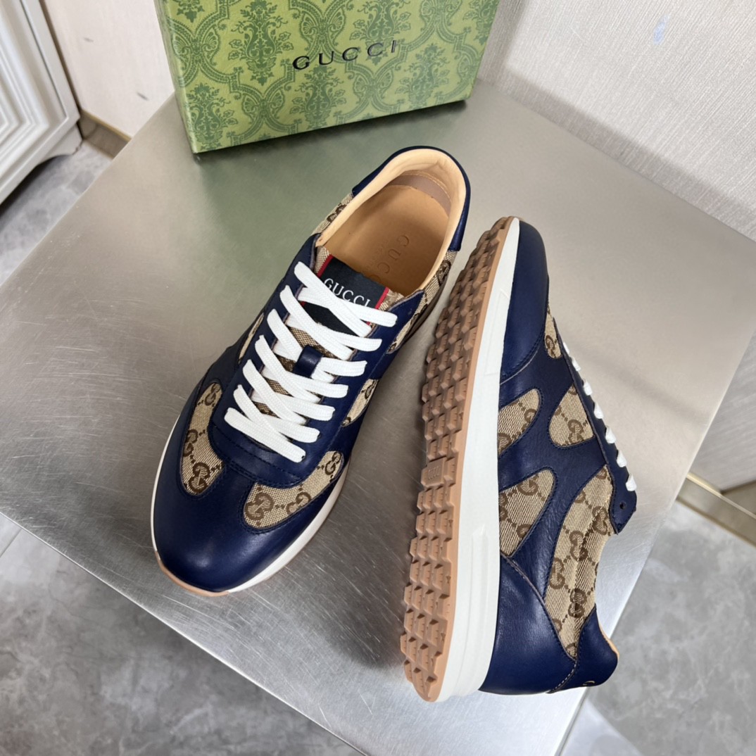 Gvc*1 Men’s GG Sneakers Blue For Men ‎675840