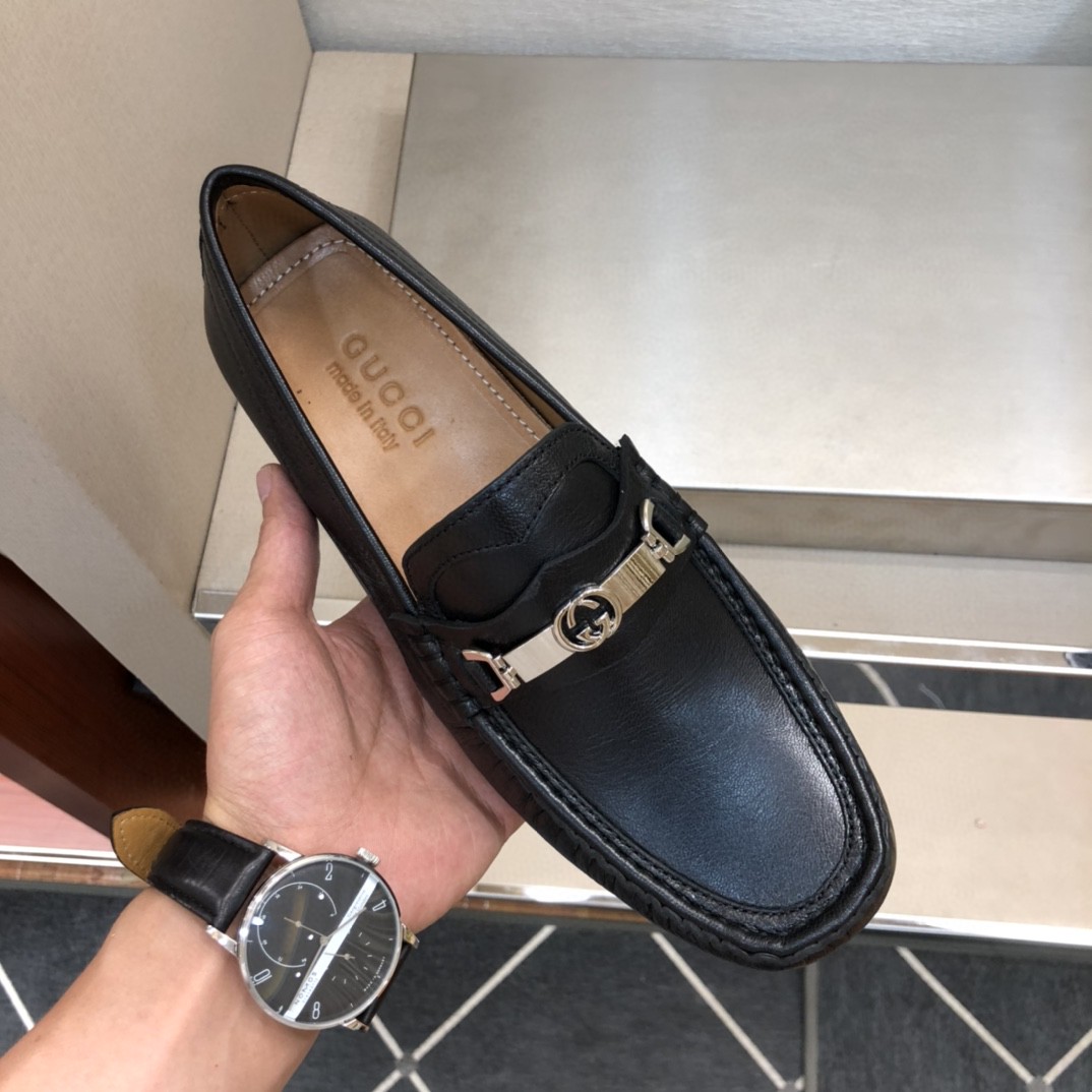 Gvc*1 Men’s Loafer With Interlocking G Horsebit Black For Men ‎655519 1XO00 1000