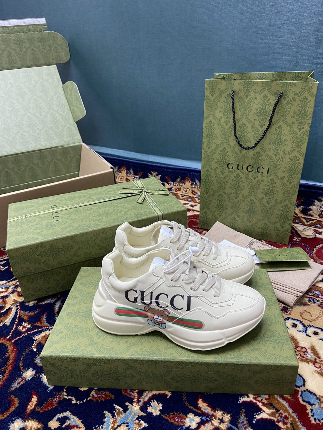 Gvc*1 KAI x Gvc*1 Rhyton Sneaker White Ivory For Men 660020-DRW00-9522