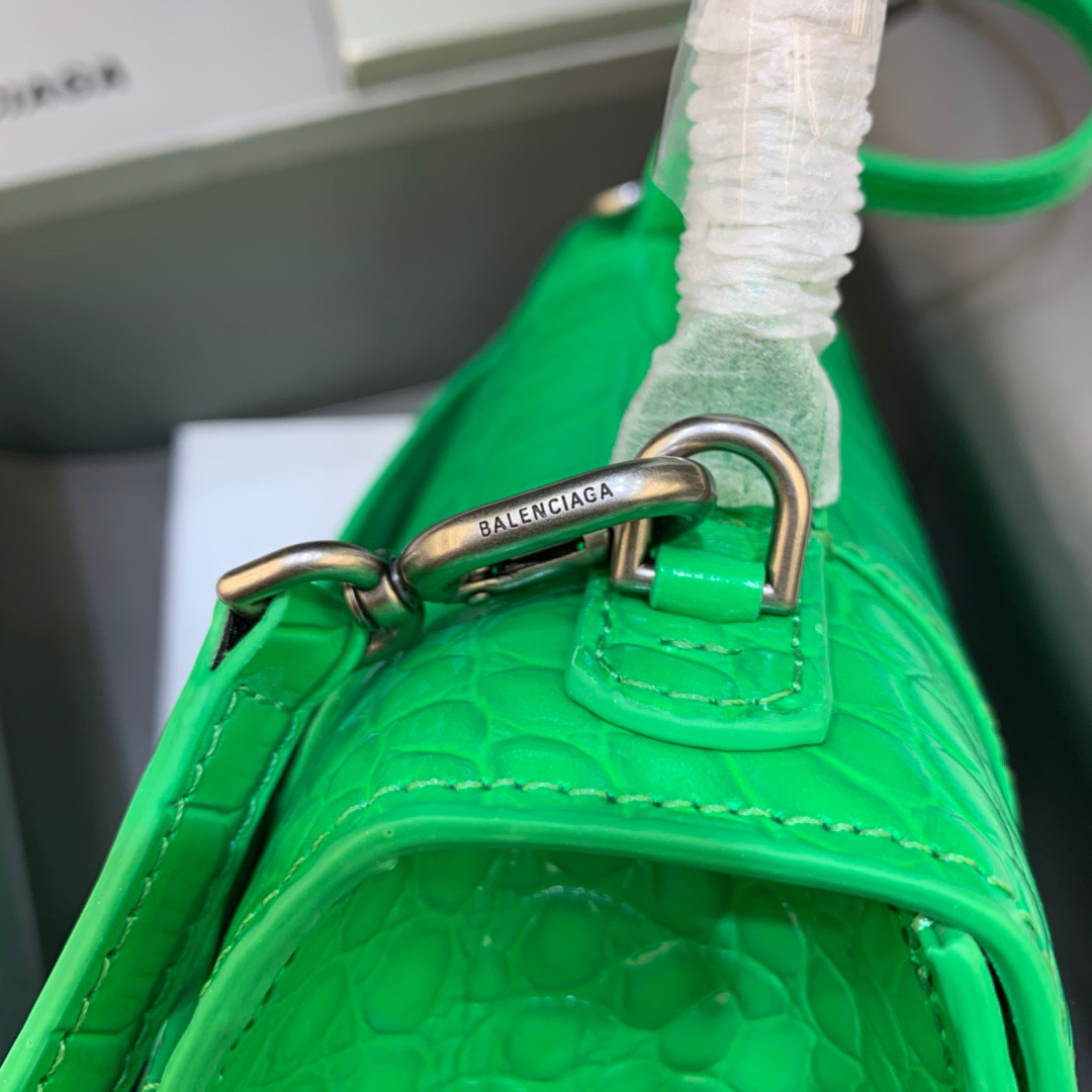 Ba1en*iaga Hourglass Small Handbag In Bright Green, For Women, Women’s Bags 9in/23cm