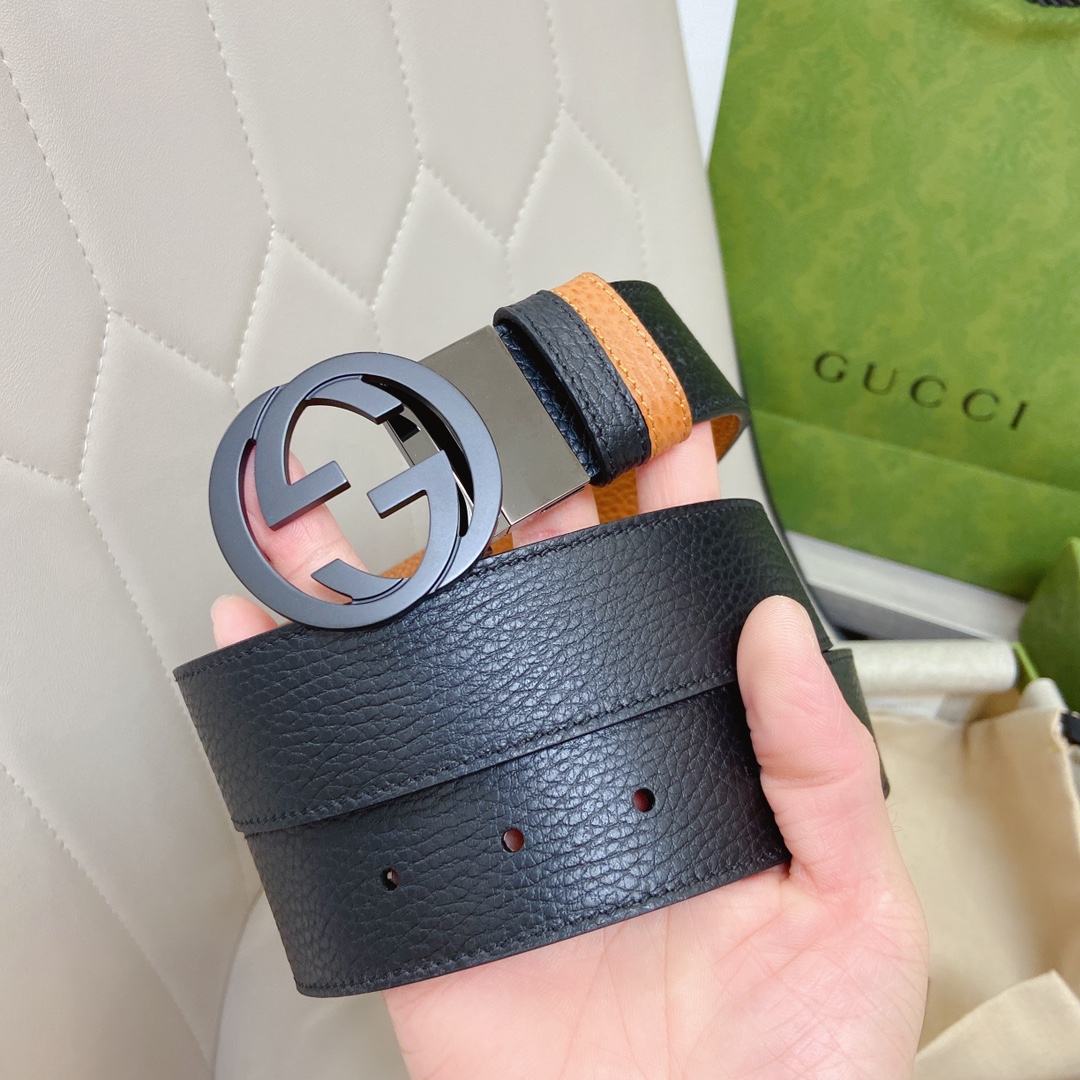 Gvc*1 GG Marmont Reversible Belt Black