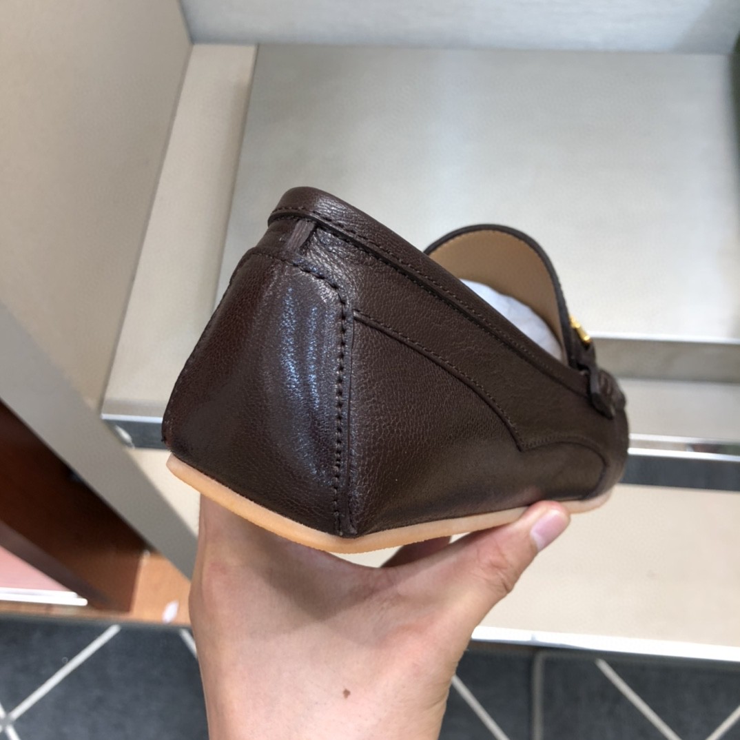 Gvc*1 Men’s Loafer With Interlocking G Horsebit Dark Brown For Men ‎655519 1XO00