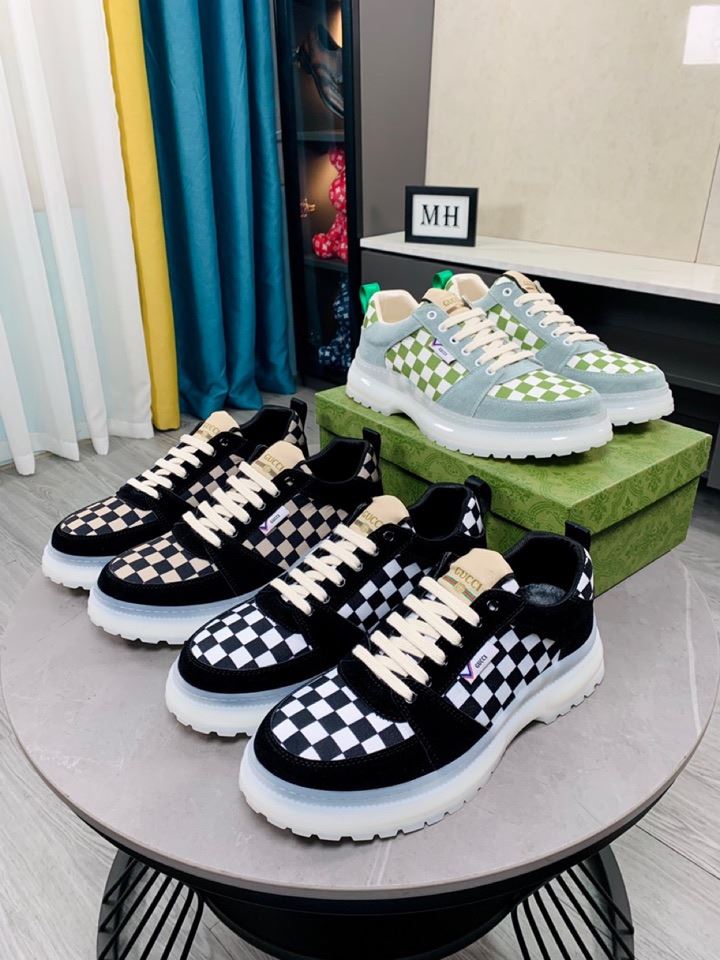 Gvc*1 Men’s Sneaker Caro Black And Beige For Men