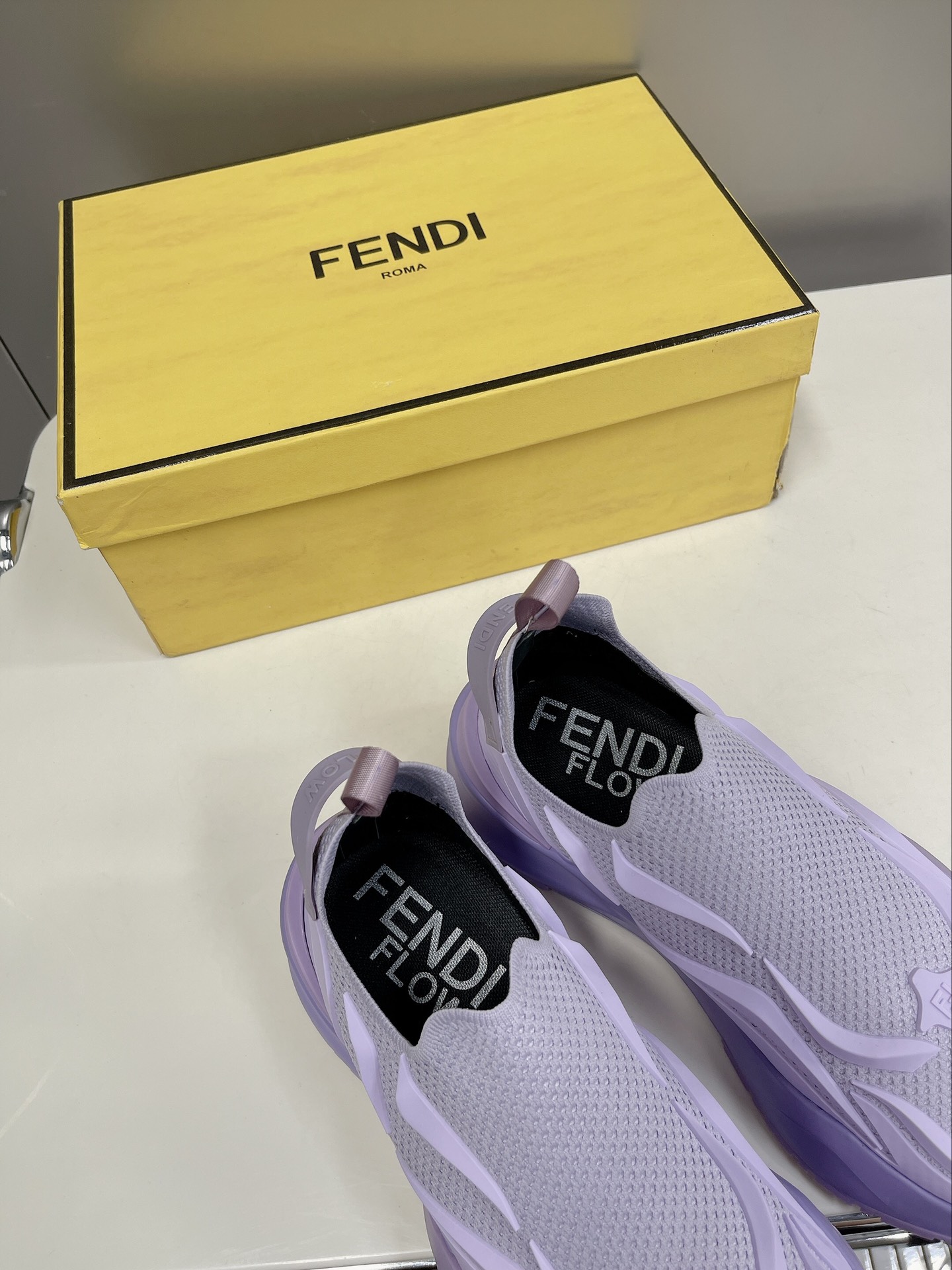 F**di Low Trainers Sneakers Violet For Women