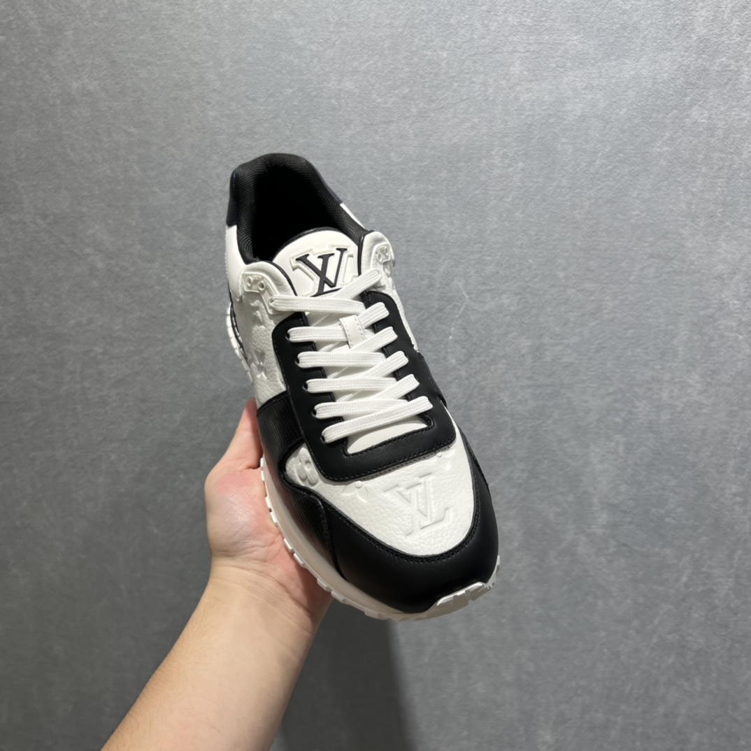 L0vis Vvtt0n Run Away Sneaker White Black For Men LV