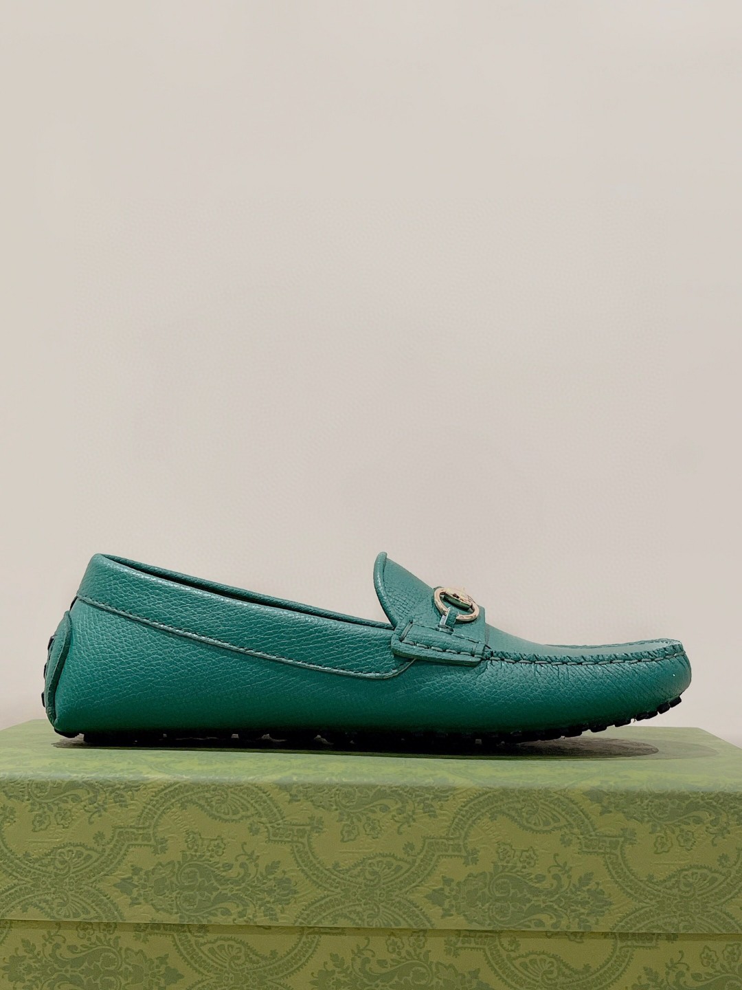 Gvc*1 Men’s Horsebit Driver Green For Men 674254 UDU00 3120