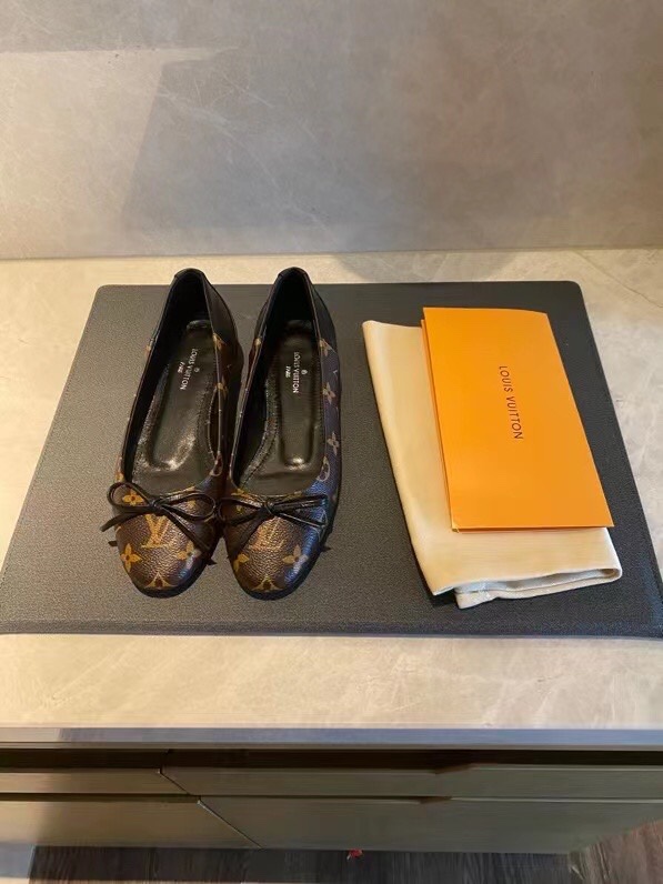 L0vis Vvtt0n Women’s Joy Ballerina Brown And Black For Women LV